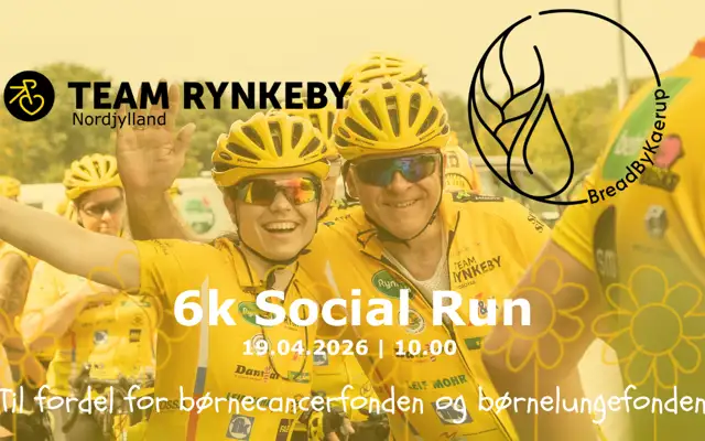 Social Run med Team Rynkeby & BreadByKaerup